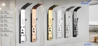 Панель душевая Cerutti SPA Victoria BK CT9981 чёрный